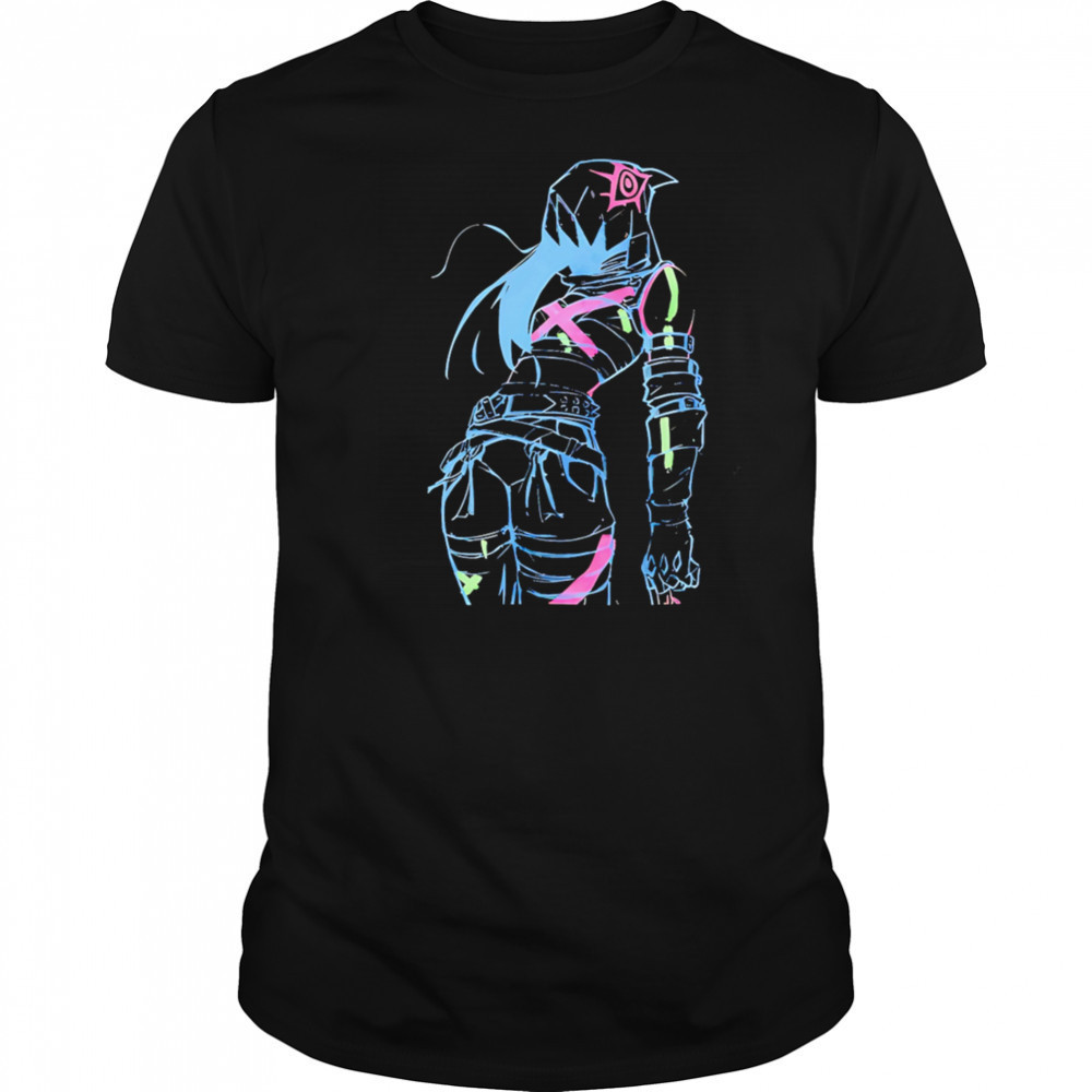Arcane-inspired neon classic shirt