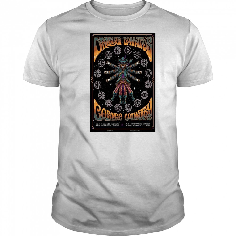Daniel Donato And Cosmic Country Tour Apr 2025 t-shirt