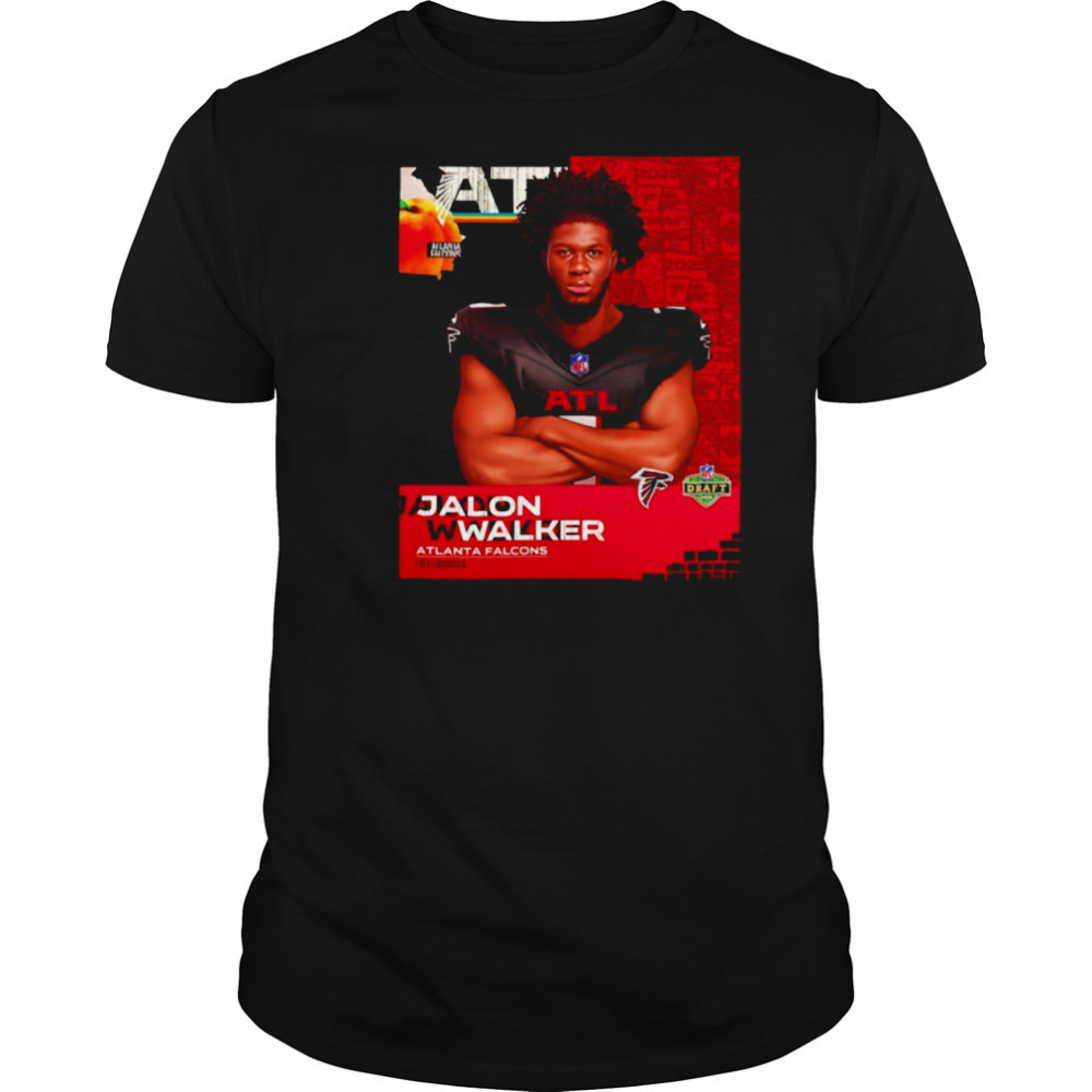 Jalon Walker Atlanta Falcons 2025 NFL Draft art shirt