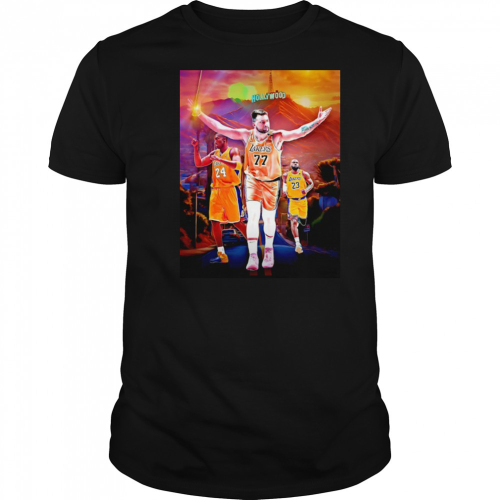 Luka Doncic the Most PPG in Lakers playoff history shirt