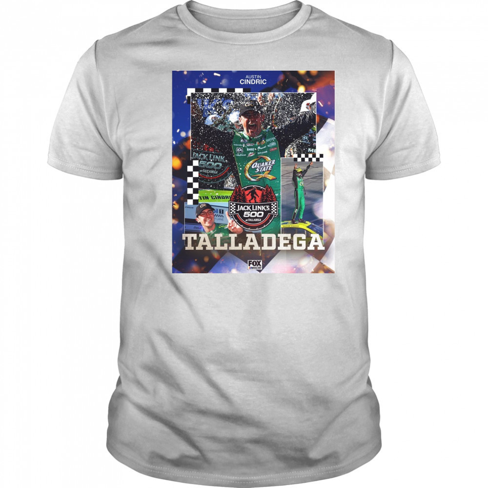 NASCAR Austin Cindric Scores His Third Career Cup Series Jack Link’s 500 At Talladega Poster t-shirt