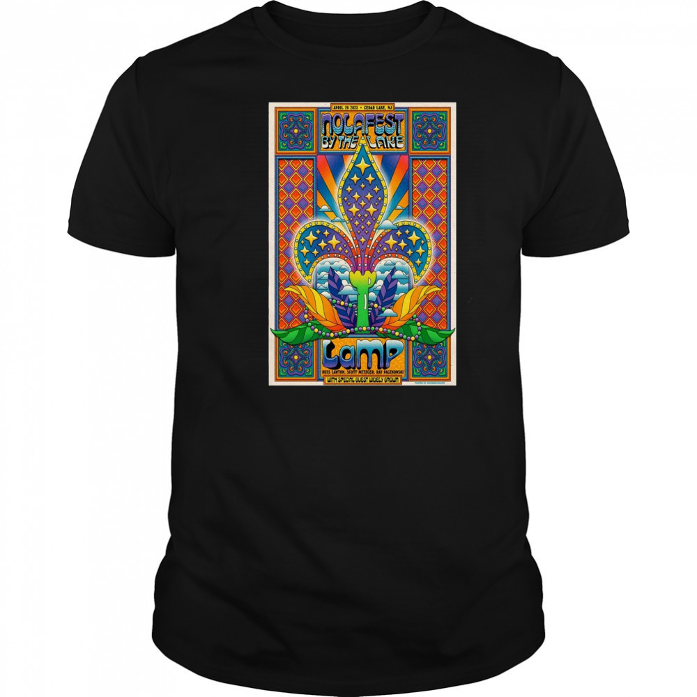 NOLA Fest Cedar Lake NJ April 26 2025 NJ Russ Lawton Scott Metzger Ray Paczkowski t-shirt