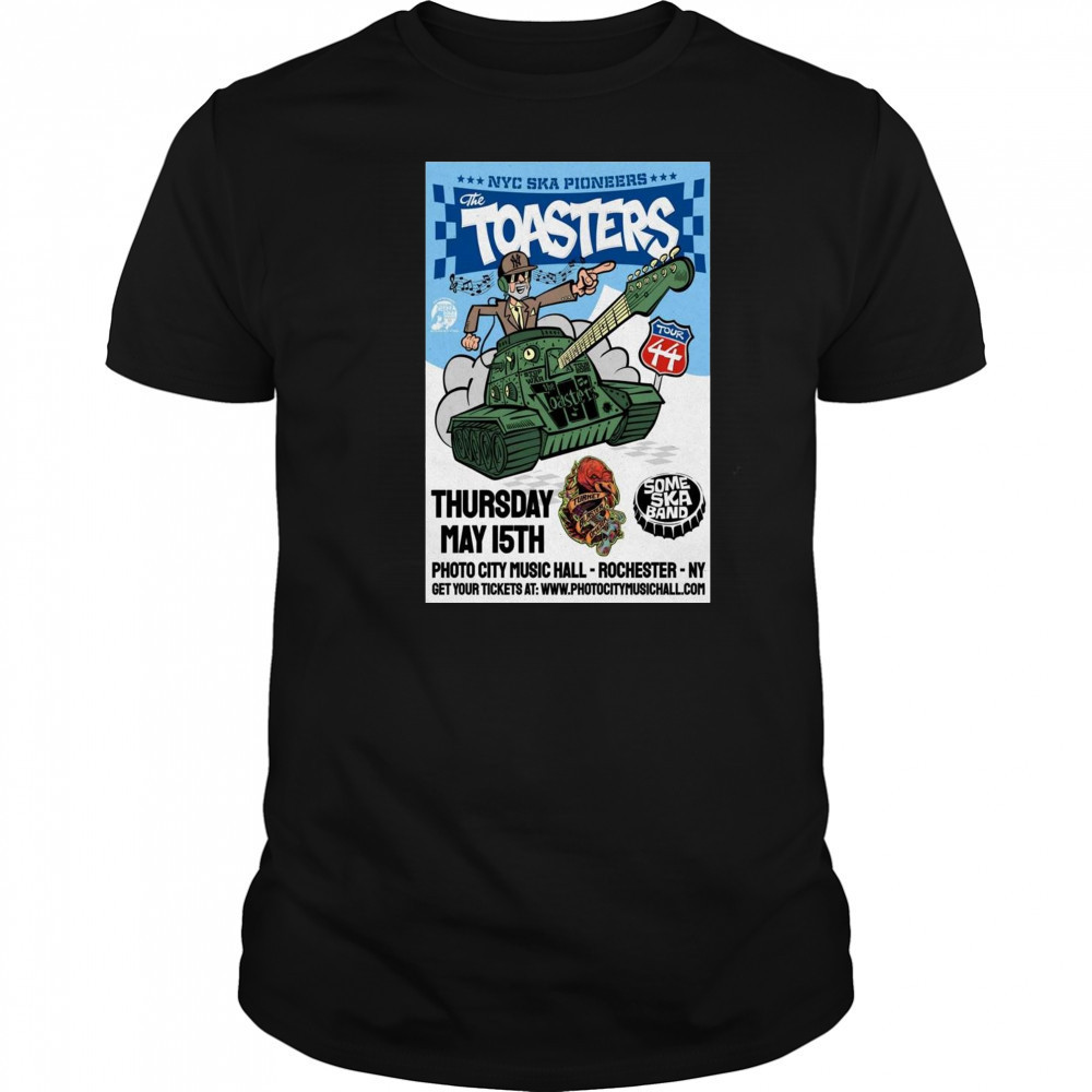 NYC Ska Pioneers The Toasters Rochester NY Show Thursday May 15 2025 Poster Graphic t-shirt