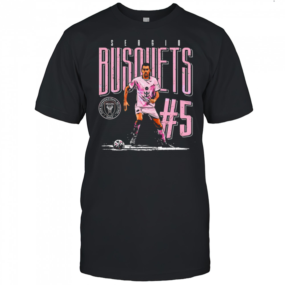 Sergio Busquets 5 Inter Miami shirt