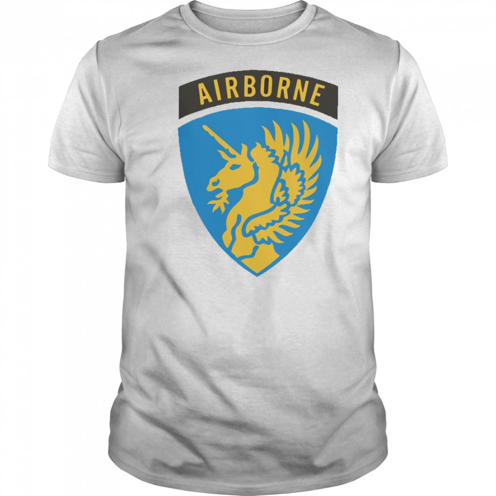 1943 WWII US Airborne Lucky 13 Airborne T-Shirt