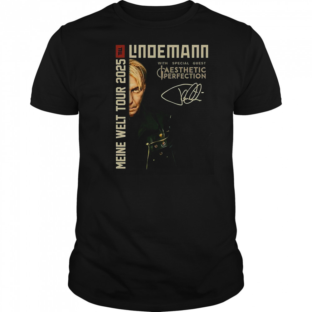2-Sided Till Lindemann Meine Welt Tour 2025 Rundhals T-Shirt