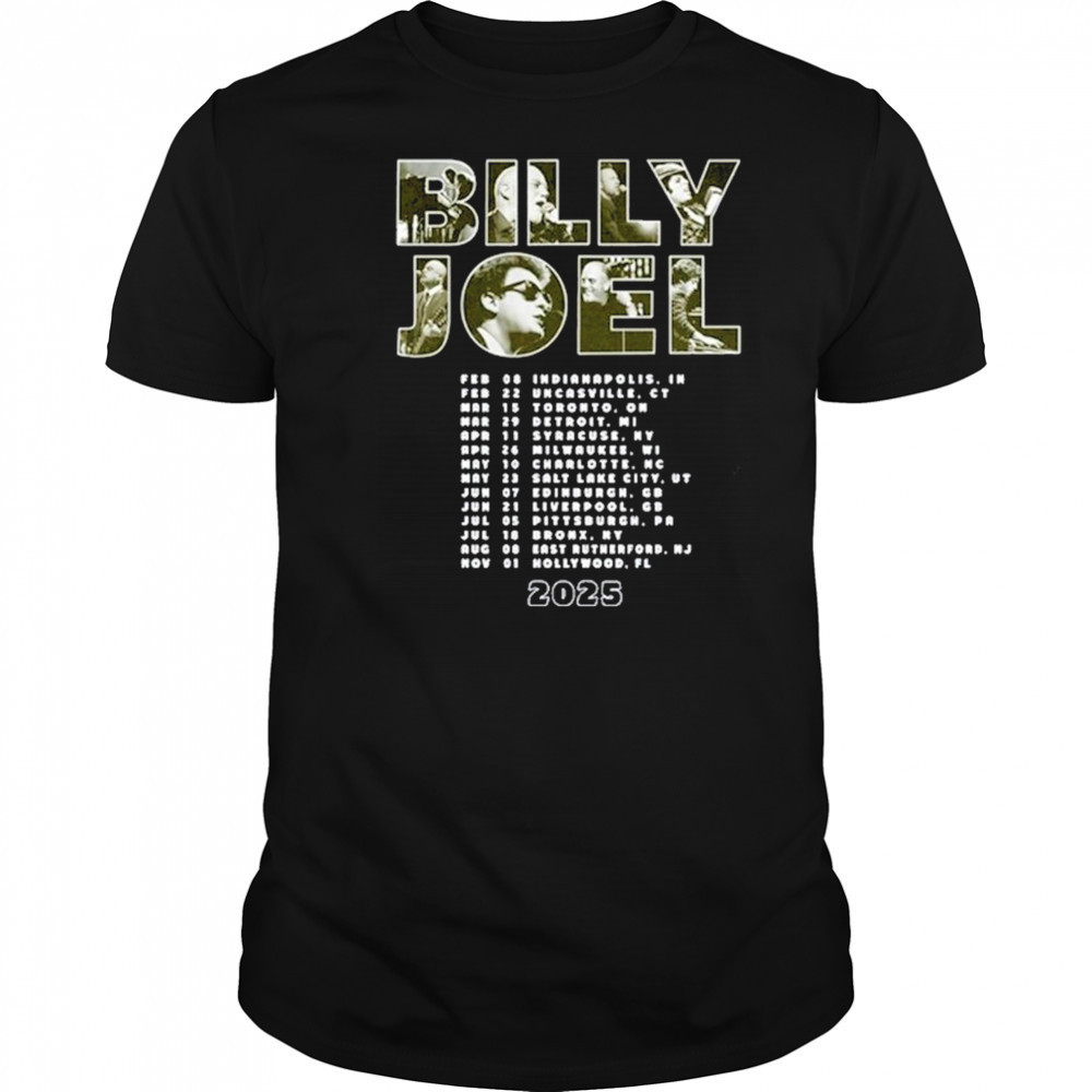 2025 Billy Joel Live In Concert Shirt