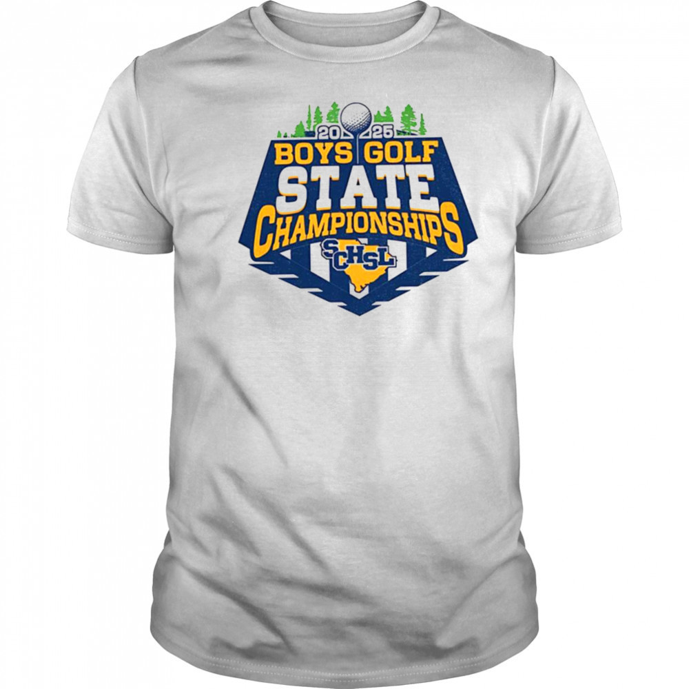 2025 Boys Boys Golf State Championships SCHSL shirt