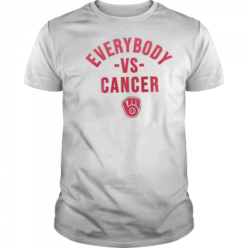 2025 Brewers Everybody vs Cancer Awareness Day Shirt