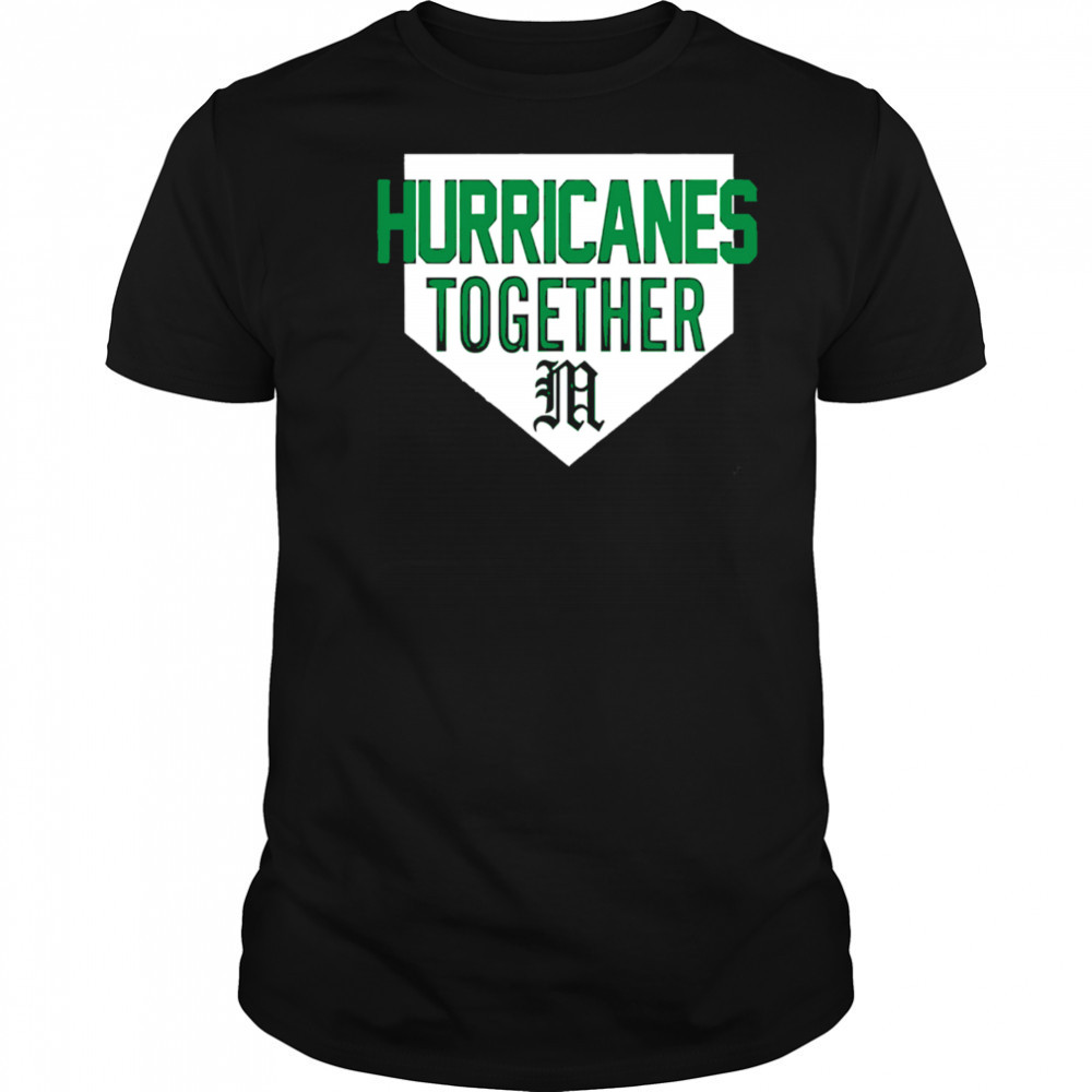 2025 Hurricanes Together Miami Hurricanes Special Edition Baseball shirt