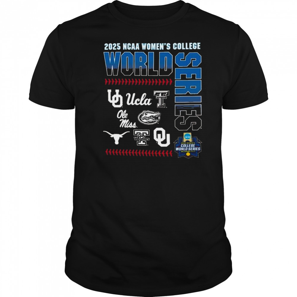 2025 NCAA Women’s College World Series 8-Teams T-Shirt