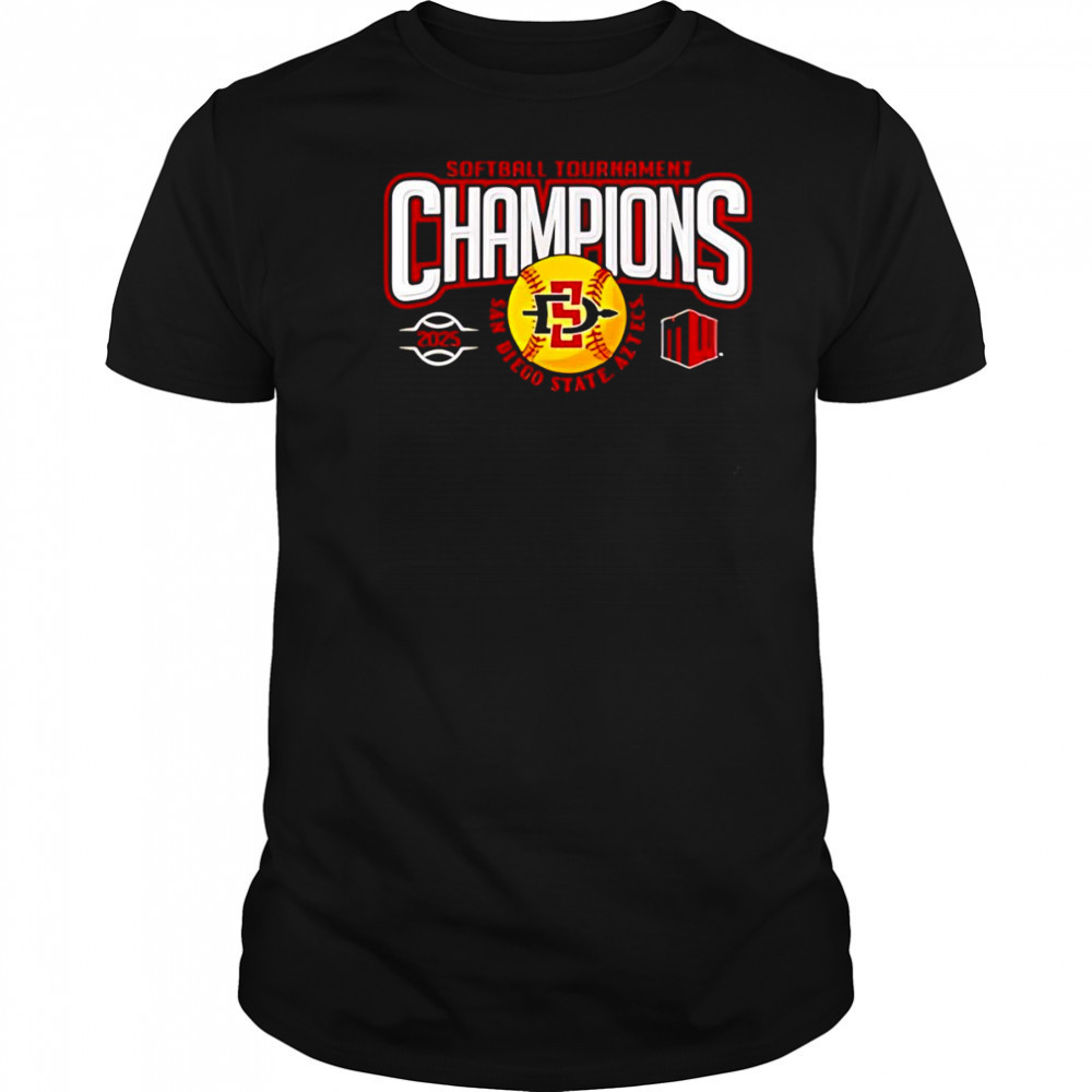 2025 SDSU Softball Mountain West Tournament Champions shirt