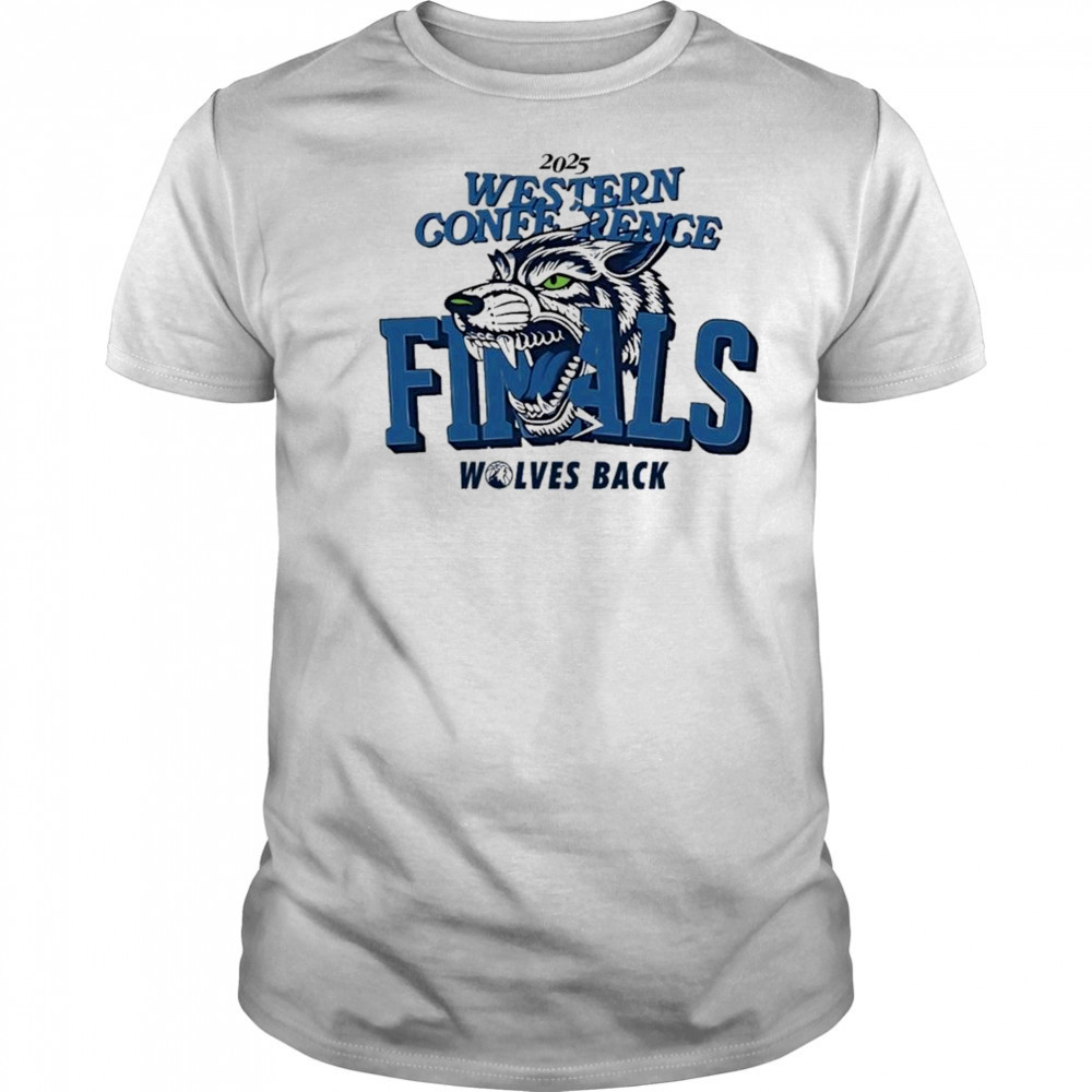 2025 Western Conference Finals Wolves Back Shirt