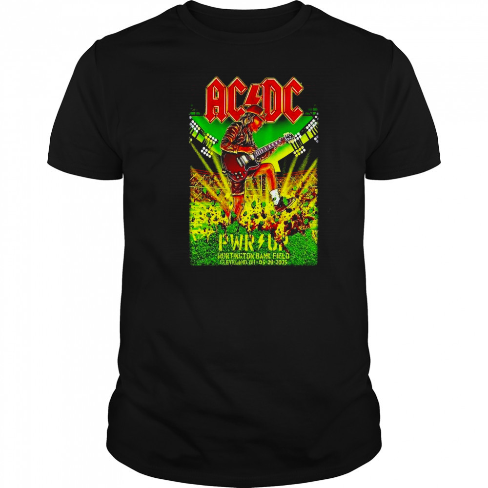 ACDC In Cleveland OH On May 28 2025 Tour Shirt