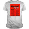 Adolescents with The Nile & Underground H2O The Jack Knives Tour Dates May 22-31 2025 t-shirt