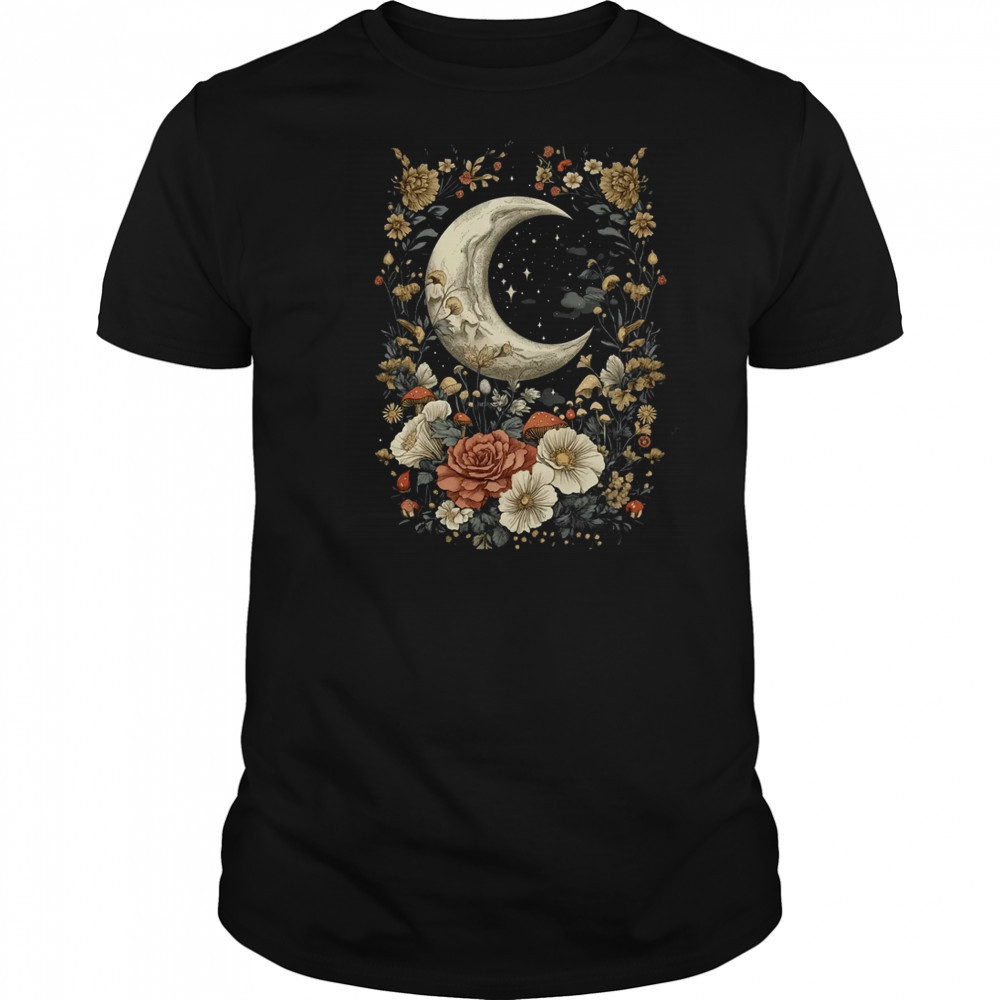 Aesthetic Goblincore And Dark Cottagecore Mushroom Graphic shirt