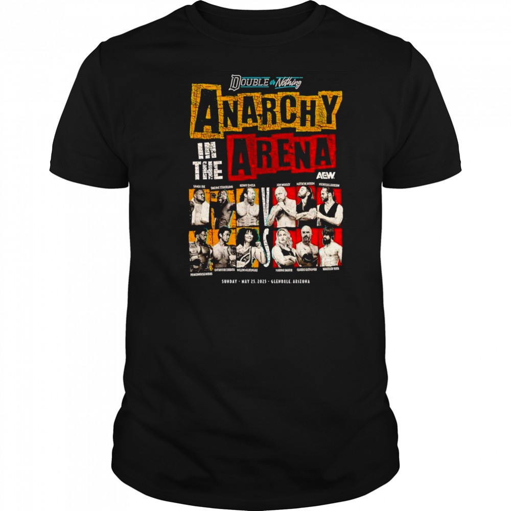 AEW Double or Nothing 2025 Anarchy in the Arena shirt