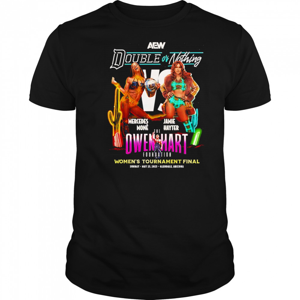 AEW Double or Nothing 2025 Mercedes Moné vs Jamie Hayter shirt