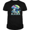Alaska Northern Lights Aurora Viewing Vacation Alaska Trip shirt