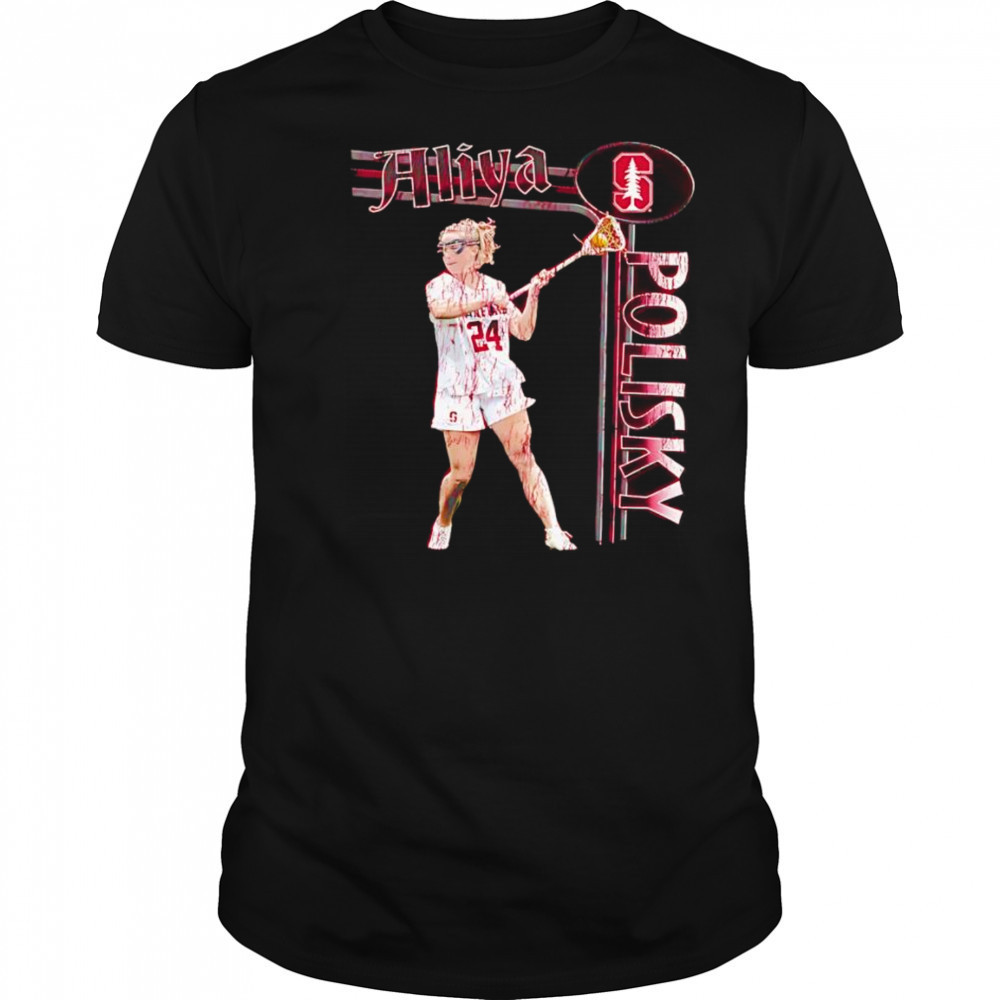 Aliya Polisky Stanford cartoon shirt
