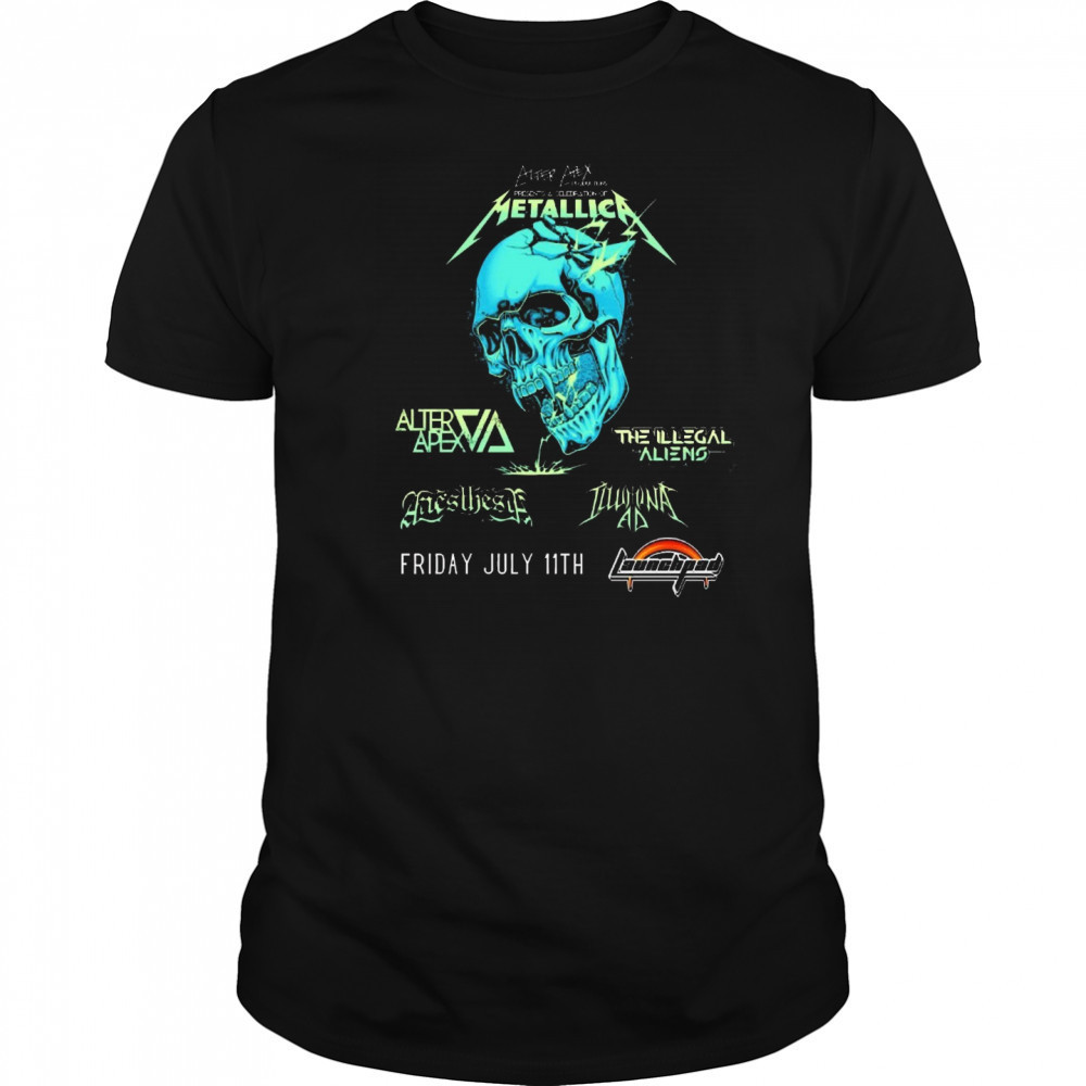 Alter Apex Productions Presents A Celebration of Metallica at Launchpad Friday July 11th 2025 t-shirt
