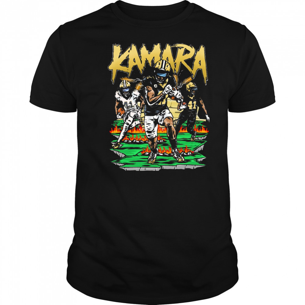 Alvin Kamara New Orleans Saints NFL Football Planet Euphoria Art 2025 t-shirt
