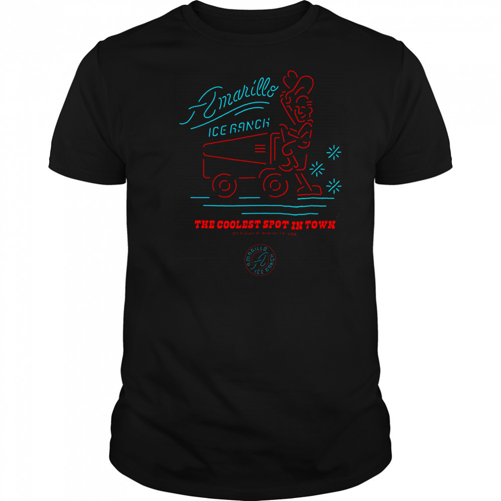 Amarillo Texas Tee Ice Ranch Vintage Style T Shirt