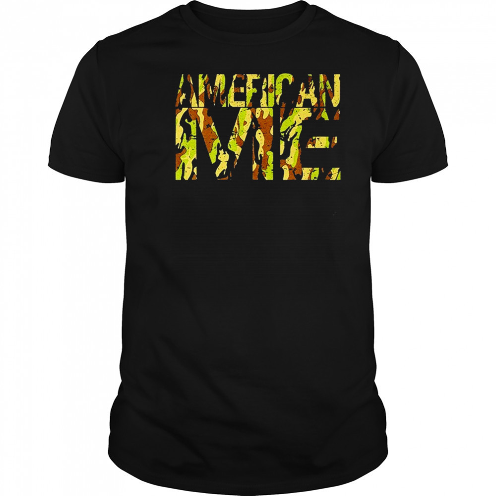 American Me Camo Logo T-shirt