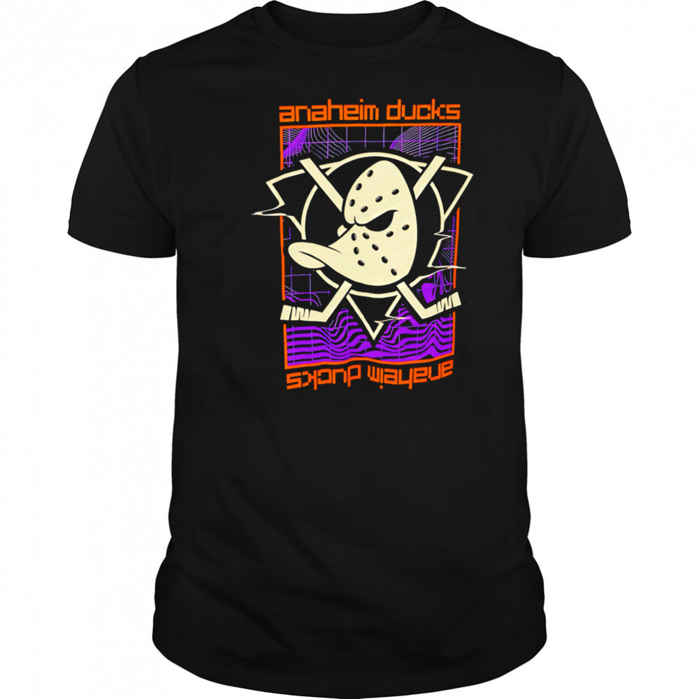 Anaheim Ducks reverse letters shirt