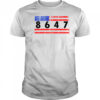 Anti Trump Impeach 47 8647 47th President Us Flag T-Shirt