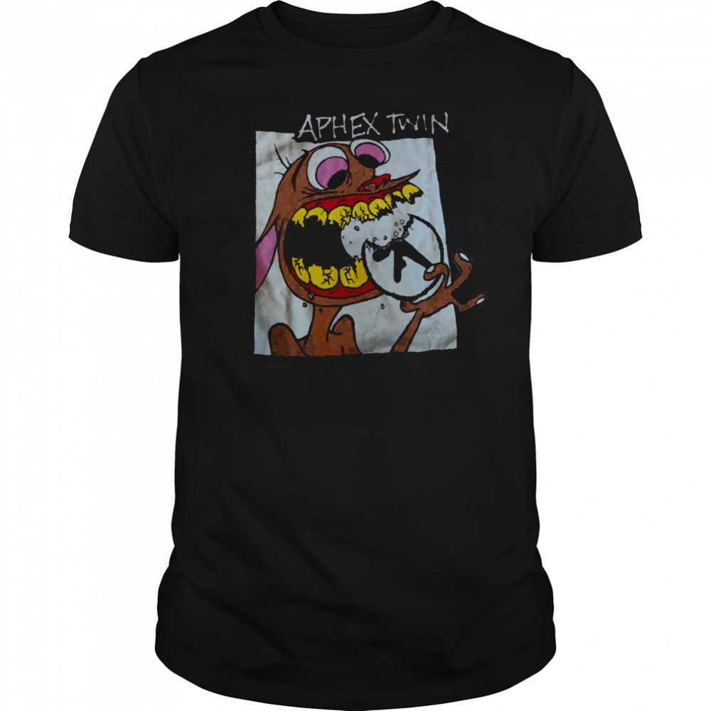 Aphex Twin Ren and Stimpy Mashup T Shirt
