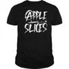 Apple Slices Knife Metal T-shirt