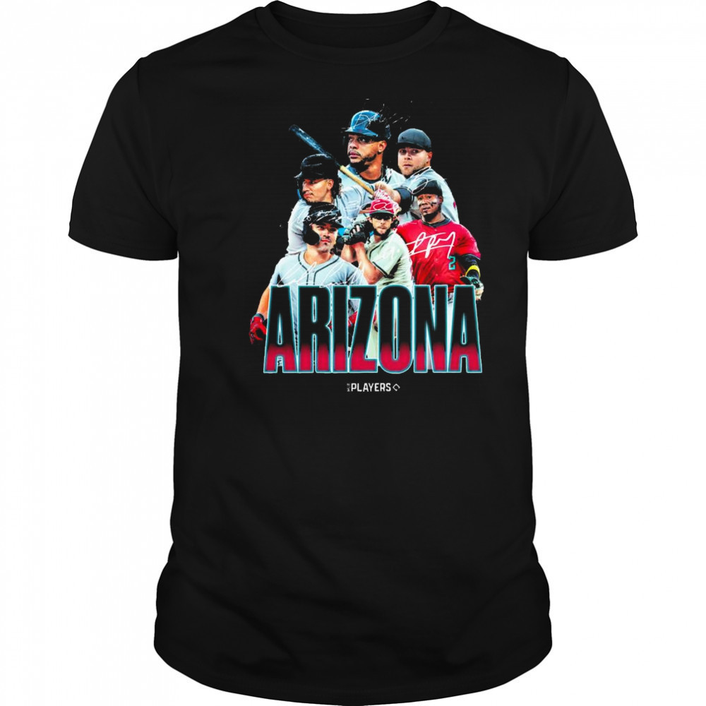 Arizona Diamondbacks MLB Baseball Players Signatures Series 2025 t-shirt