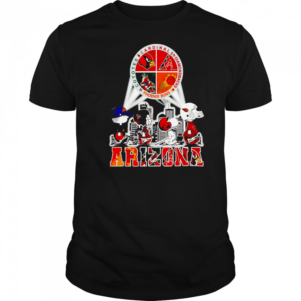 Arizona Sports Shop Snoopy Arizona Coyotes Arizona Cardinals Phoenix Suns Arizona Diamondbacks shirt Arizona Sports Shop Snoopy Arizona Coyotes Arizona Cardinals Phoenix Suns Arizona Diamondbacks shirt