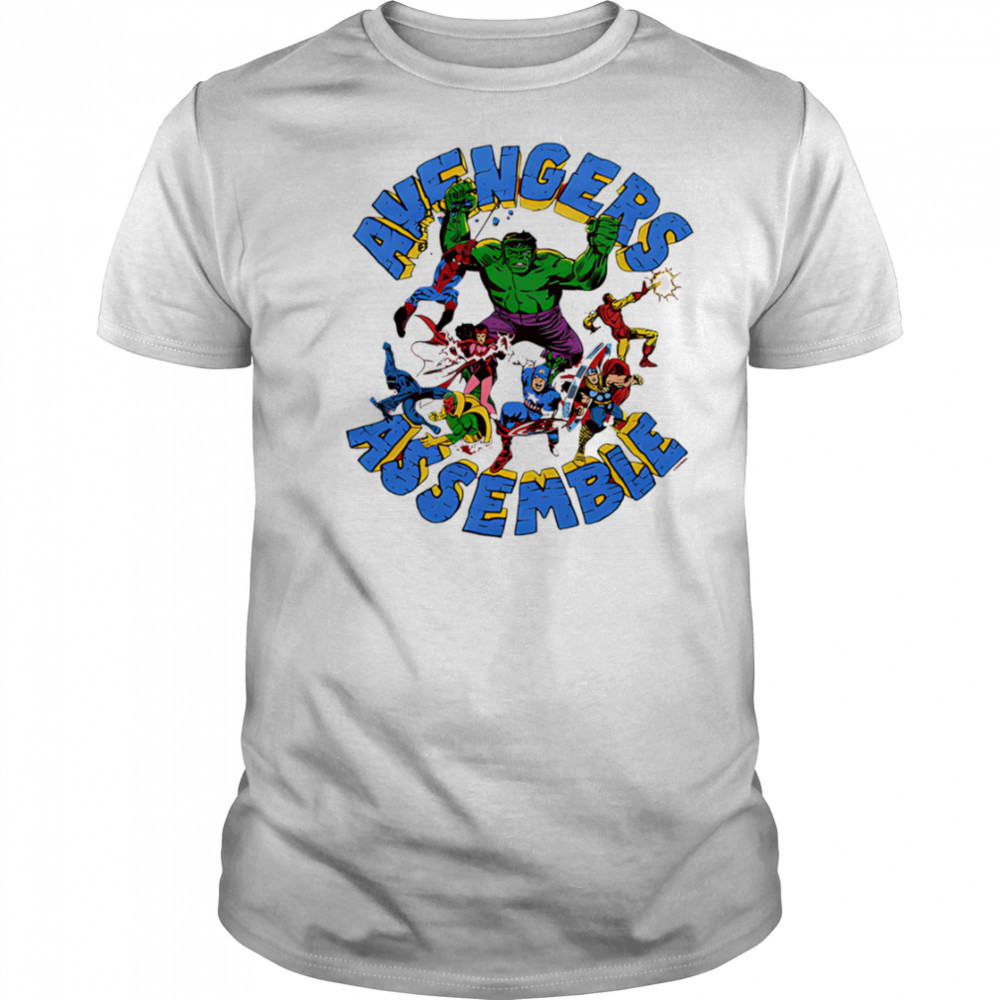 Avengers Assemble superhero shirt