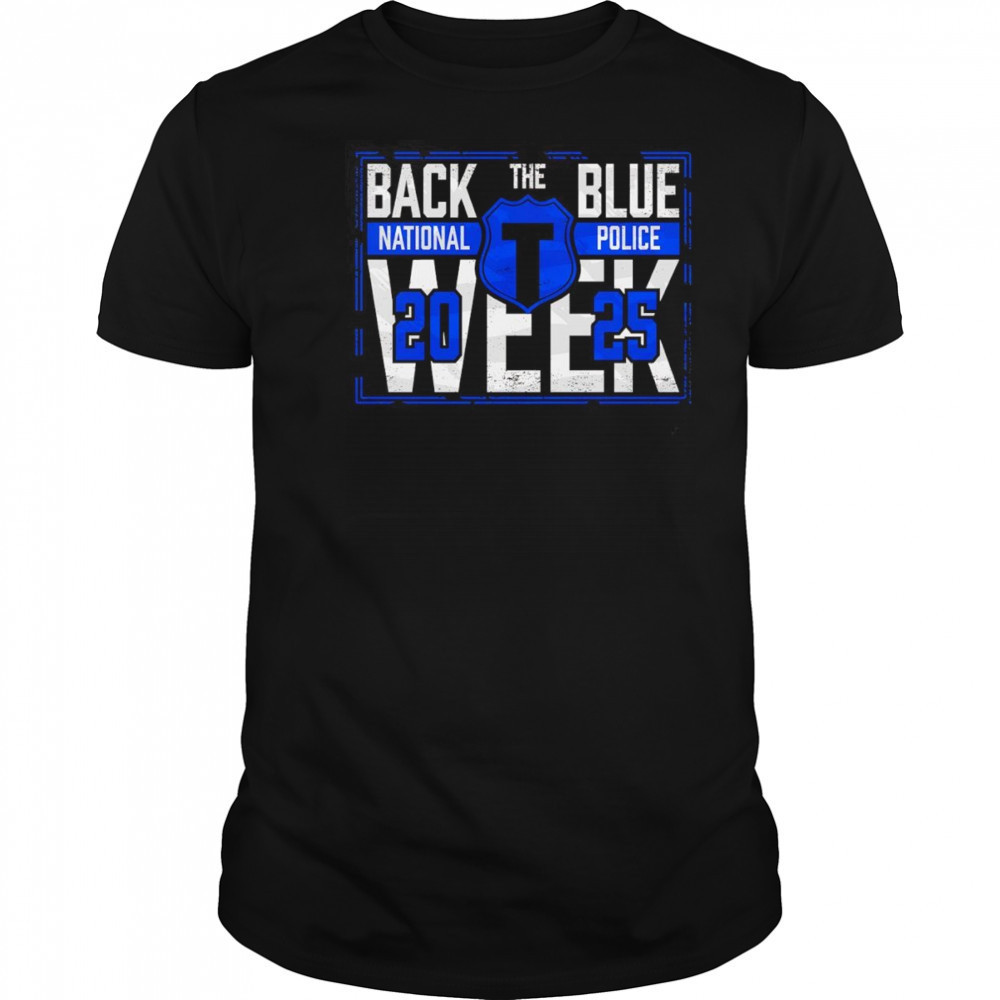 Back The Blue Police Commemorative shirt