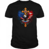 Bald Eagle Christian Faith Ctoss USA Flag Patriotic American shirt