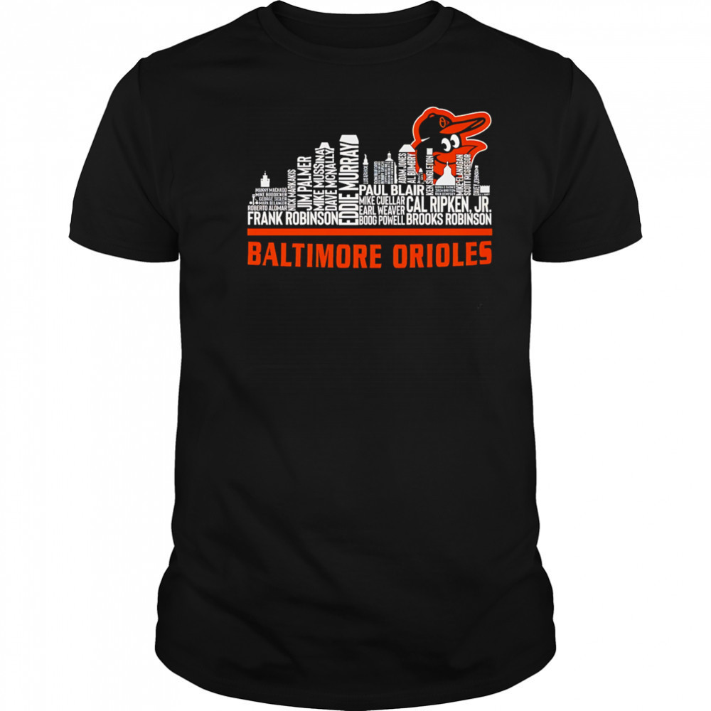 Baltimore Orioles 2025 Skyline shirt