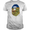 Bape x Van Gogh Museum Ape Head Canvas Art Yellow House Ape shirt