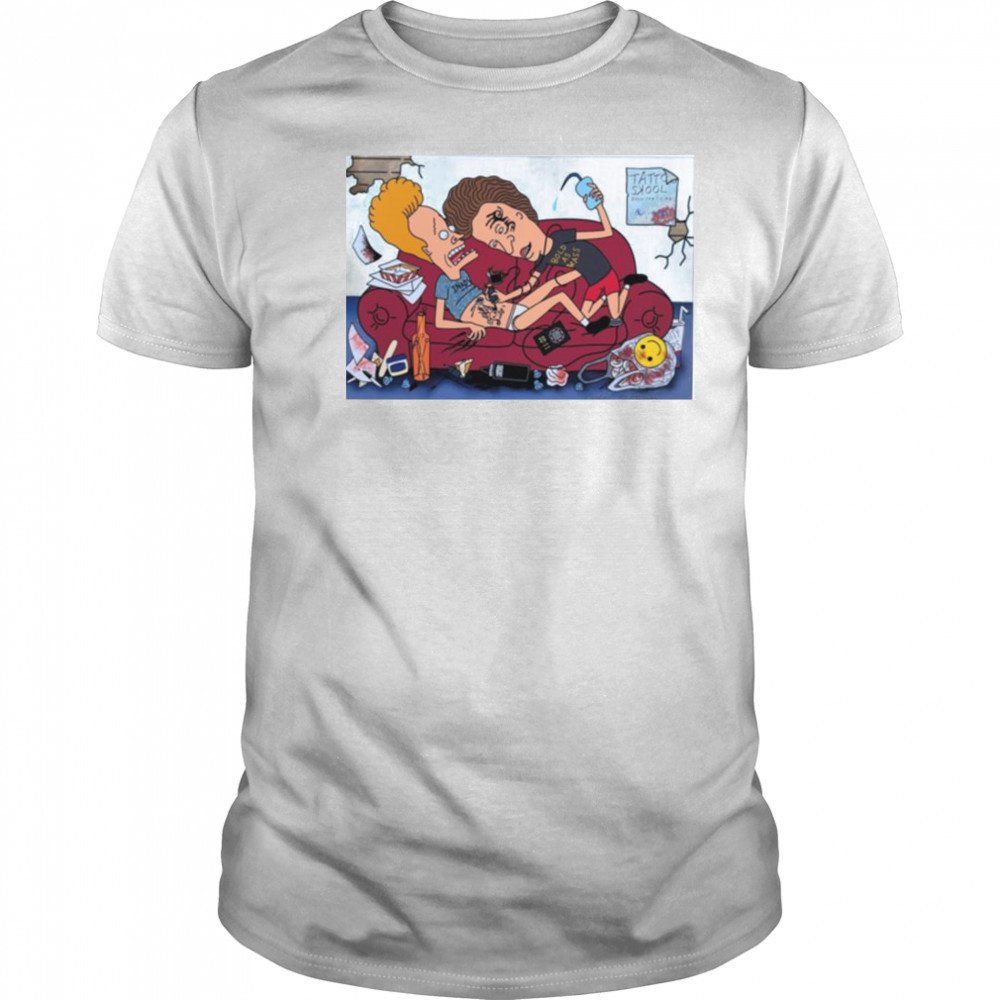 Beavis and Butt Head Tattoo Sxool Bold Ass Brass T Shirt