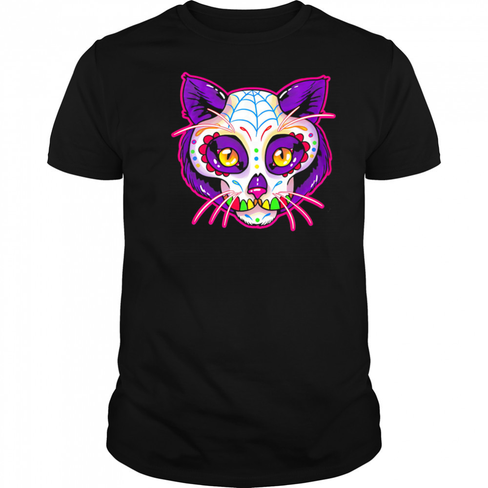 Big head Cat 3D color shirt