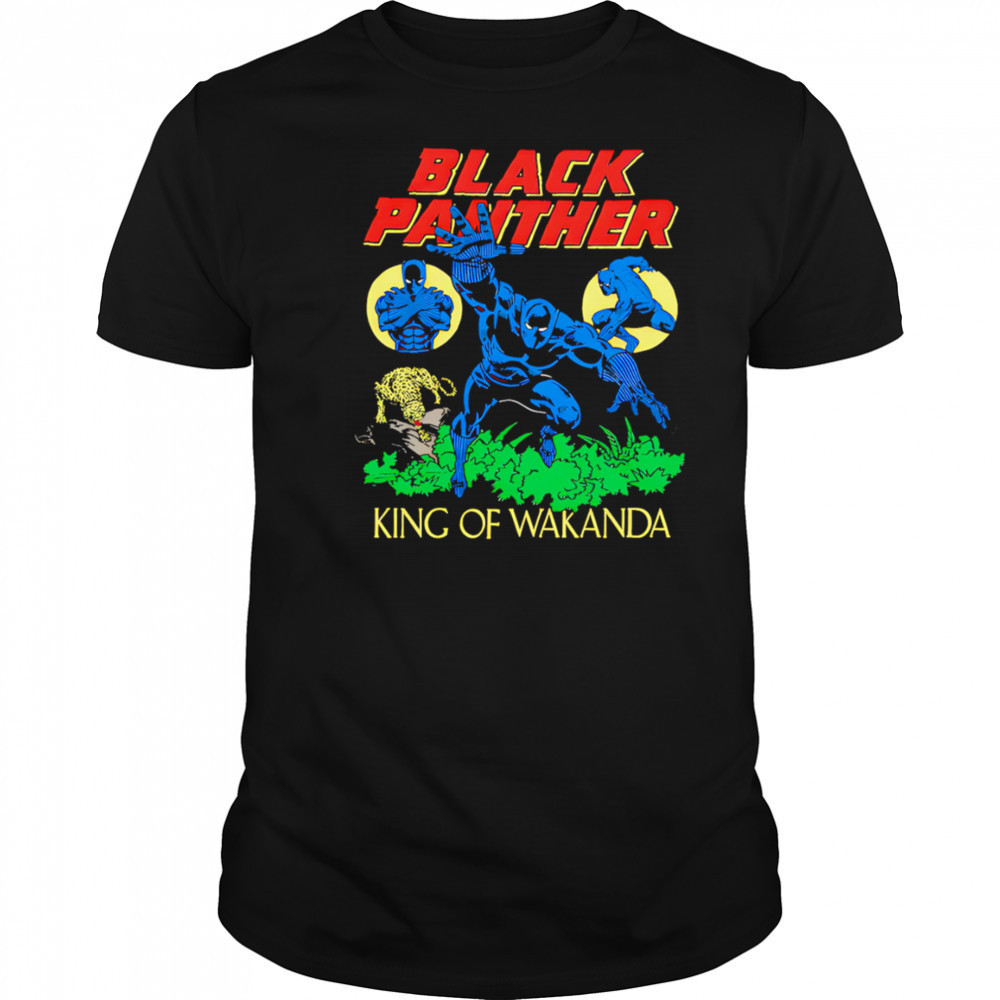 Black Panther The King Of Wakanda superhero shirt