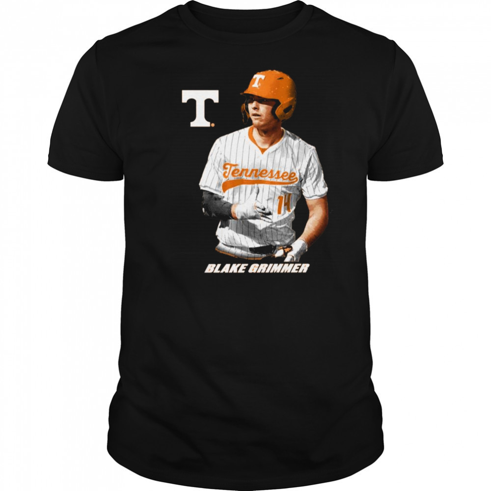 Blake Grimmer Tennessee Vols Baseball NCAA Division I 2025 t-shirt