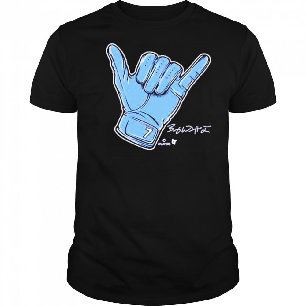 Bobby Witt Jr Hang Loose Kansas City Royals Signature t-shirt