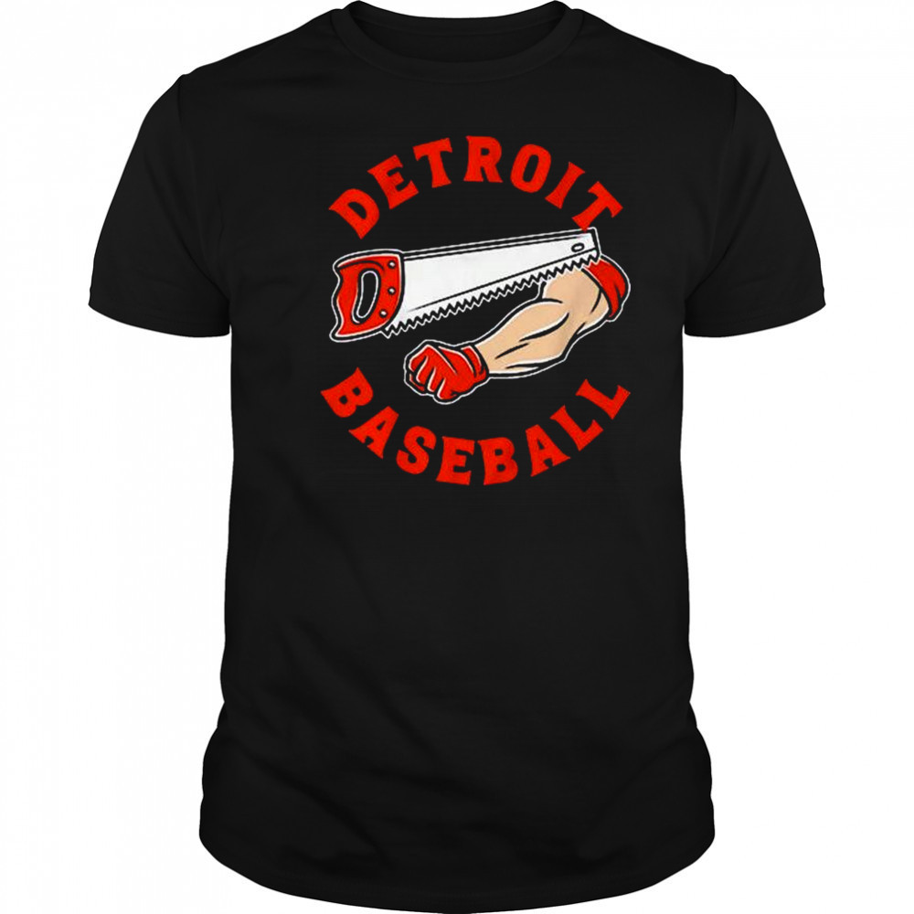Bone Saw Detroit Tigers Baseball MLB t-shirt