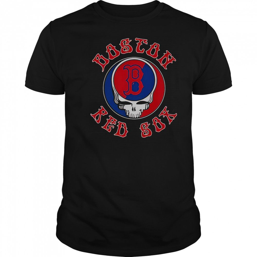 Boston Red Sox X Grateful Dead Skull T-Shirt