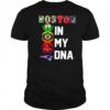 Boston sports in my DNA Celtics Bruins Red Sox Patriots shirt