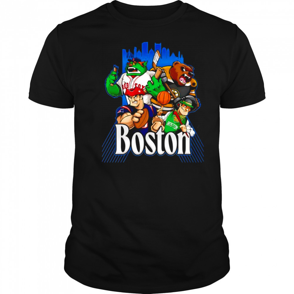 Boston sports mascot shirt