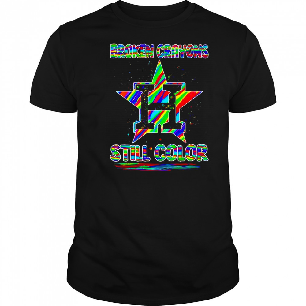 Broken crayons still color Houston Astros shirt