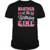 Brother Of The Birthday Girl Family Pink Coquette Bow shirt